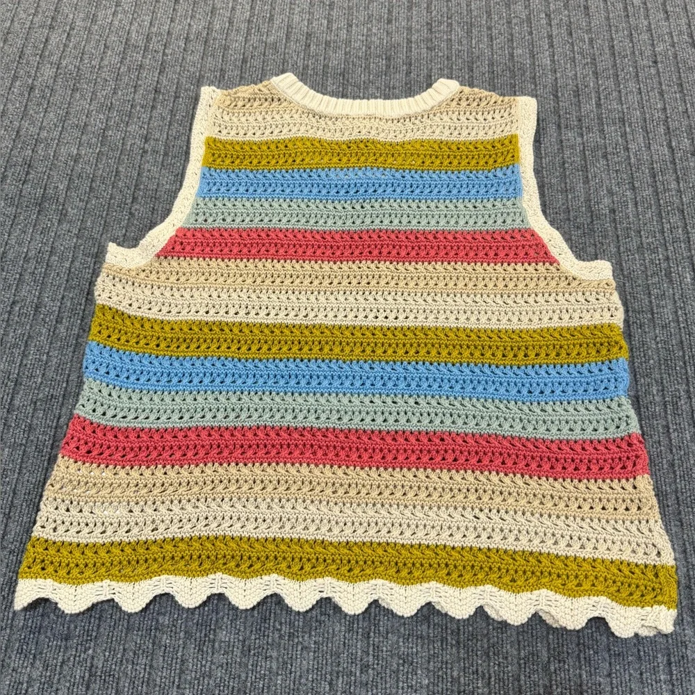 New Pendleton Stripe Knit Tank Top‎ LG